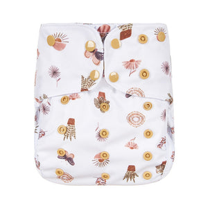 Earth & Pebble Size Up Diaper Cover - Natural World Collection
