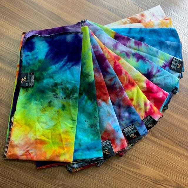Cotton Spandex French Terry - Ice Dye