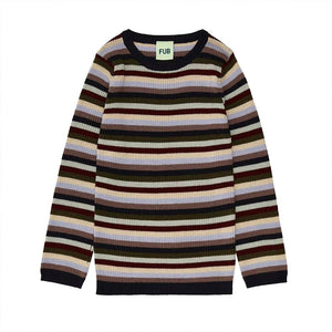 Rib Sweater - Multi Stripe *