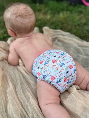 The Cutie Newborn All In One Diaper by Two by Two Baby Company