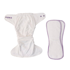 The Absorber One Size + Fitted Diaper by Happy BeeHinds