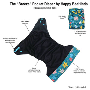 The "Breeze" Pocket Diaper
