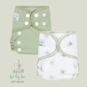 Two by Two Baby Company Newborn + All In One Set