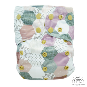 The Good Village One Size Pocket Diaper | Patchwork *