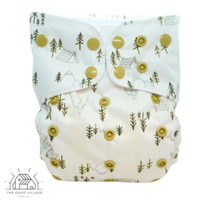 The Good Village One Size Pocket Diaper | Camp Out *