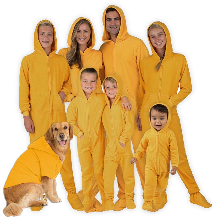 Footed Pajamas Co. Family Matching Creamsicle Hoodie Fleece Onesie*