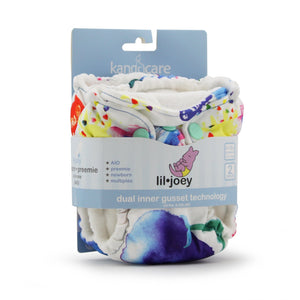 Lil Joey All In One Cloth Diaper (2 pk) - Lava *