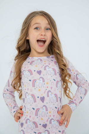 Bird & Bean Pajama Set -  Unicorn Dreams *