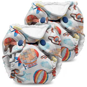 Lil Joey All In One Cloth Diaper (2 pk) - Zeppelin *