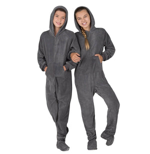 Footed Pajamas Co. Family Matching Howling Moon Hoodie Chenille Onesie*