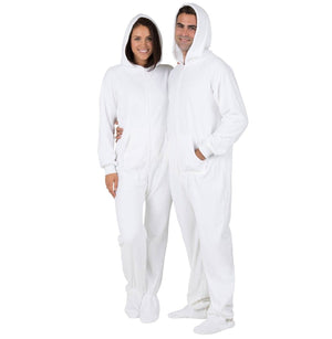 Footed Pajamas Co. Family Matching In The Clouds Hoodie Chenille Onesie*