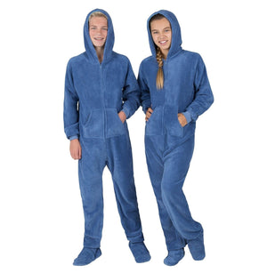 Footed Pajamas Co. Family Matching Under The Sea Hoodie Chenille Onesie*