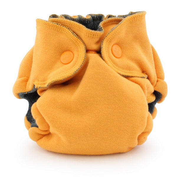 Ecoposh OBV Newborn Fitted Cloth Diaper - Saffron *