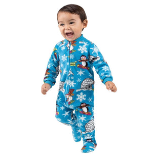 Footed Pajamas Co. Family Matching Winter Wonderland Fleece Onesie*