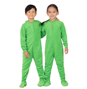 Footed Pajamas Co. Family Matching Emerald Green Fleece Onesie*