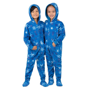 Footed Pajamas Co. Family Matching Its A Snow Day Hoodie Fleece Onesie*