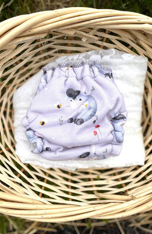 Highland Baby Newborn Fitted Diaper - Exclusive Sweet Donkey