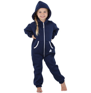 Footed Pajamas Co. Family Matching Navy Blue Hoodie Onepiece Onesie*