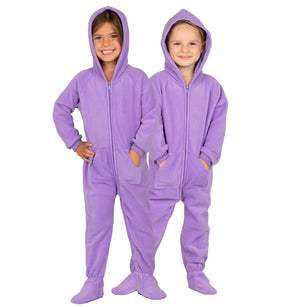 Footed Pajamas Co. Family Matching Purple Rain Hoodie Fleece Onesie*