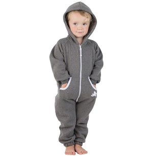 Footed Pajamas Co. Family Matching Charcoal Gray Hoodie Onepiece Onesie*