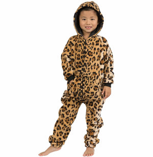 Footed Pajamas Co. Family Matching Cheetah Spots Footless Chenille Onesie*