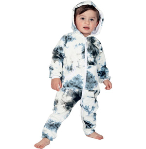 Footed Pajamas Co. Family Matching Tie Dye Black Hoodie Onepiece Onesie*