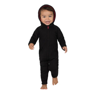 Footed Pajamas Co. Family Matching Black & Red Hoodie Onepiece Onesie*