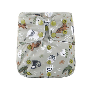 Earth & Pebble Size Up Pocket Diaper - Into The Wild Collection