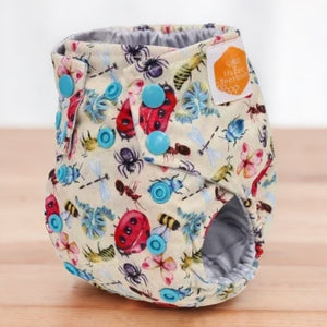 The Cutie Newborn All In One Diaper by Happy BeeHinds - Adventure Awaits