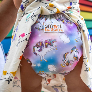 Smart Bottoms Smart One 3.1 Cloth Diaper - Chasing Rainbows*