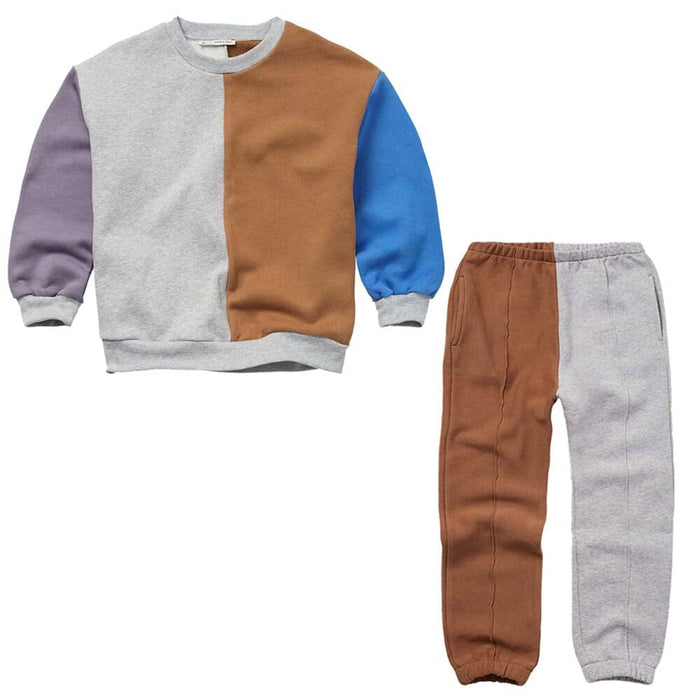 Colorblock Sweat Set - Multi Color *