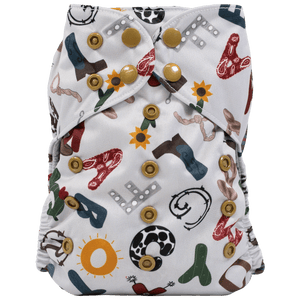 Texas Tushies Slim Fit AIO Cloth Diaper *