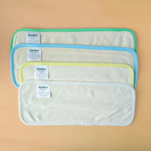 Kinder Cloth Diaper Co. - Lightweight 4-Layer Bamboo Natural Fiber Insert