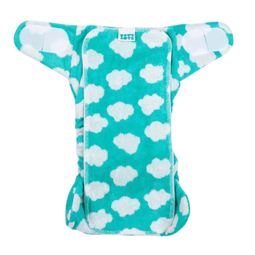TotsBots Bamboozle Stretch Fitted Diaper - Size 2