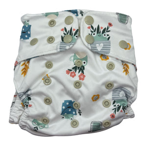 Little Mount Cloth Co. Petite One Size 3D Gusset Pocket Diaper