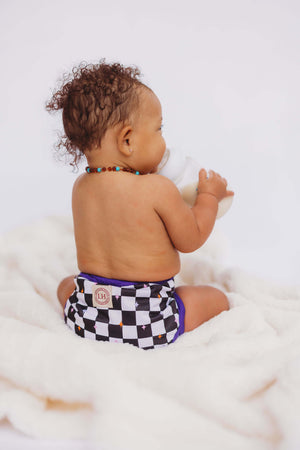 Cloth Diaper Cover - AIl-In-Two - AI2 - Checkered Magic *