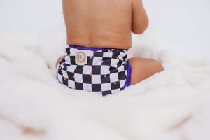 Cloth Diaper Cover - AIl-In-Two - AI2 - Checkered Magic *