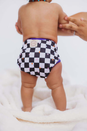 Cloth Diaper Cover - AIl-In-Two - AI2 - Checkered Magic *