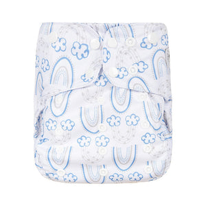 Earth & Pebble Size Up Diaper Cover - Serenity Collection
