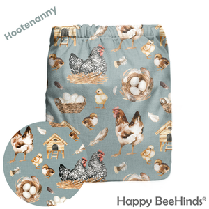 PREORDER: ETA October 24 - The "EZ" Pocket Diaper by Happy BeeHinds