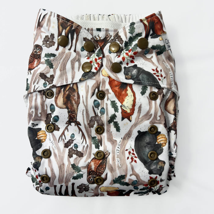 Oos Yadi Wildest Cloth Diaper Pocket (XL) - Woodland Whimsy *