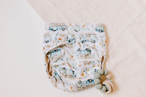 Dino Diapers June Bug Reusable Cloth Pocket Diaper*