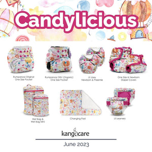 Lil Joey All In One Cloth Diaper (2 pk) - Candylicious *