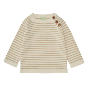 Merino Baby Sweater - Ecru/Hay *