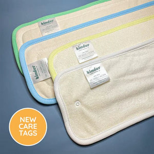 Kinder Cloth Diaper Co. - 4-Layer Bamboo Natural Fiber Diaper Insert