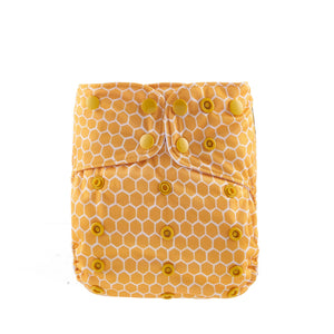 Earth & Pebble One Size Pocket Diaper - Bee's Knee's Collection