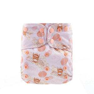 Earth & Pebble One Size Pocket Diaper - Bee's Knee's Collection