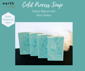 Earth & Pebble Handmade Cold Process Tallow Blend Soap