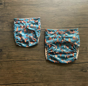 Redwood Cloth Co XL Pocket Diaper - Salty Seas and Summer Breeze Collection