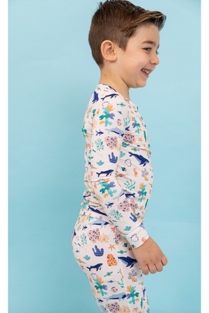 Bird & Bean Pajama Set -  Seas The Day *